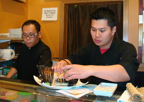 Co-chefs Raymond Ho (left) and Kin Lui (right).