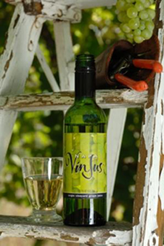 A quenching, non-tipsy beverage. (Photo courtesy of Napa VinJus) A quenching, non-tipsy beverage. (Photo courtesy of Napa VinJus)