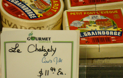Find a good selection of French cheeses.