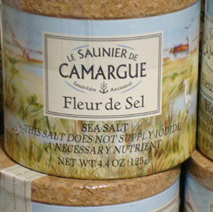 French sea salt.