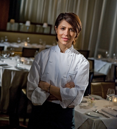 Chef Dominique Crenn of Luce restaurant. (Photo courtesy of the InterContinental Hotel) Chef Dominique Crenn of Luce restaurant. (Photo courtesy of the InterContinental Hotel)
