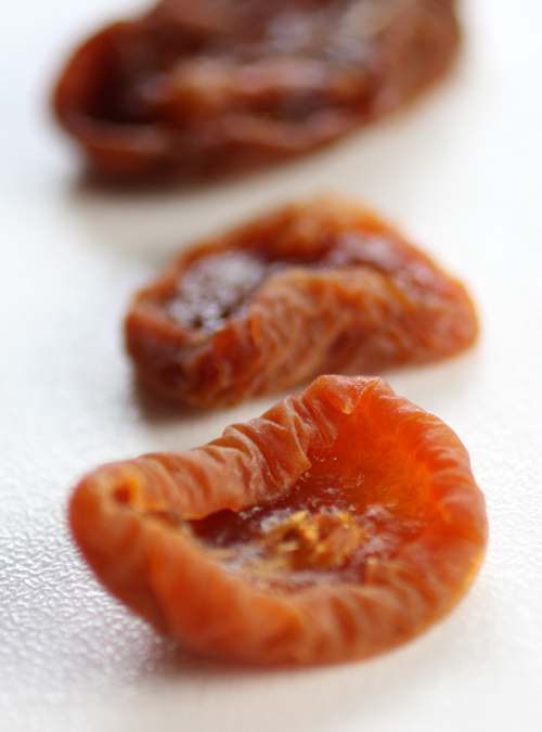Memories of dried apricots.