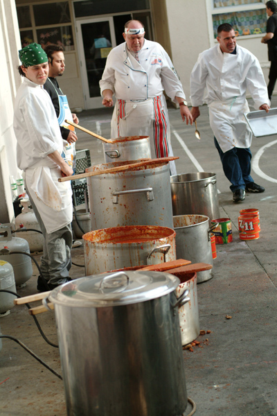 Getting messy at the event in years past. (Photo courtesy of North Beach Citizens)