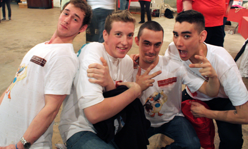 The high spirited Bar Boulud team (front). The high spirited Bar Boulud team (front).