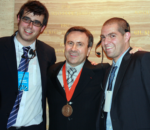 Daniel Boulud (center).