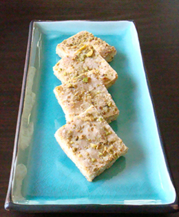 Sicilian pistachio bars Sicilian pistachio bars