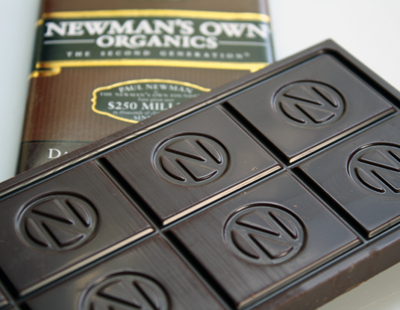 New Newman's Own Organics dark chocolate