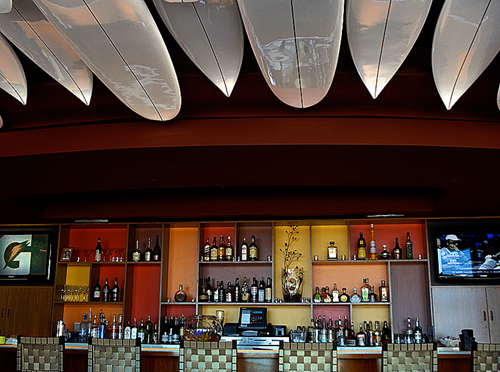 The fun bar at Aquarius restaurant. (Photo courtesy of Matthew Millman)
