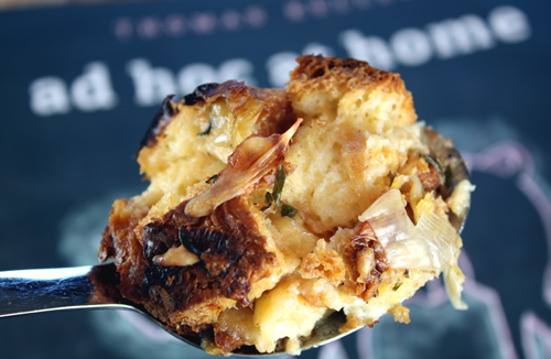 Bread pudding that's super rich, yet light as a souffle.