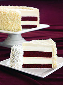 Red Velvet cheesecake for a good cause. (Photo courtesy of the Cheesecake Factory)