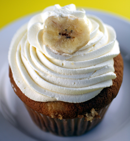 Banana cupcake.
