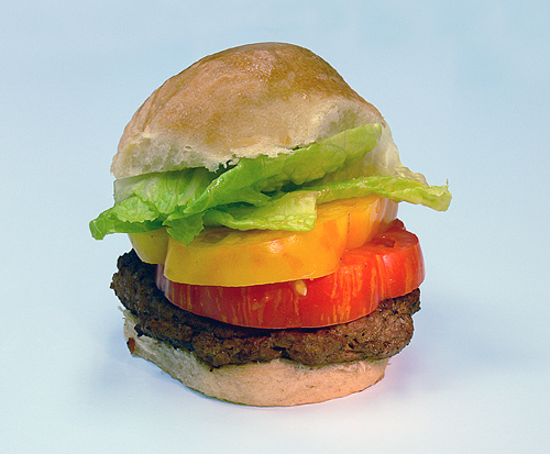 The new Heirloom Tomat-O Burger. (Photo courtesy of Best-O-Burger)