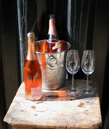 Glasses of bubbly await your arrival at Saison.
