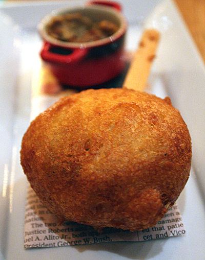 The corndog version of haggis.