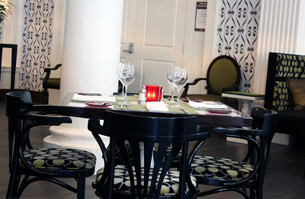 The ornate dining room. The ornate dining room.