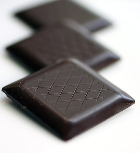Skinny chocolates with a weighty flavor.