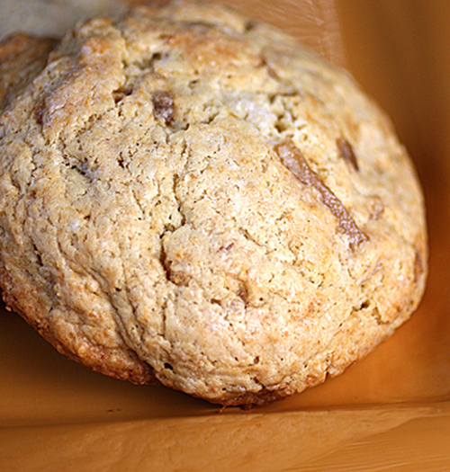 Tender, cakey ginger scones to start your day with.