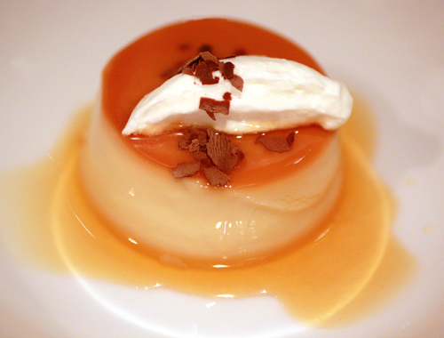 The best flan you'll ever eat.
