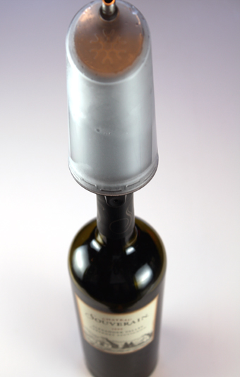 Can you guess what's on top of this wine bottle?