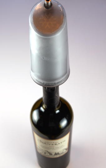 Can you guess what's on top of this wine bottle? Can you guess what's on top of this wine bottle?