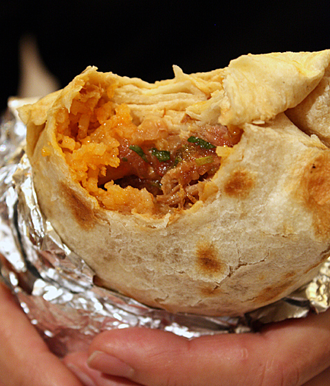 A huge, honking burrito. A huge, honking burrito.