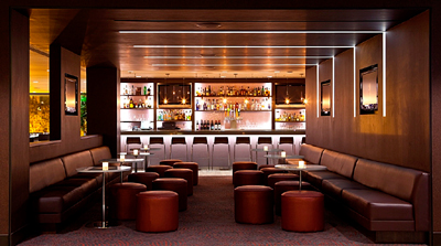 The bar at the Parc 55. (Photo courtesy of the hotel/restaurant)
