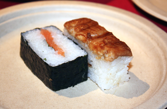 Osaka-style sushi.