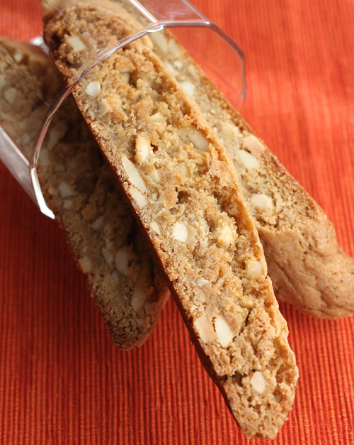 Biscotti that pack a punch with slivered almonds and brown sugar.