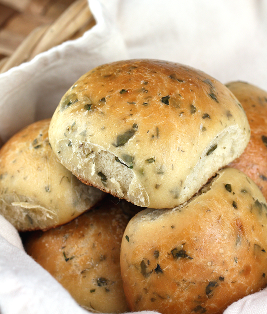 Herb-inflected rolls with unforgettable flavor.