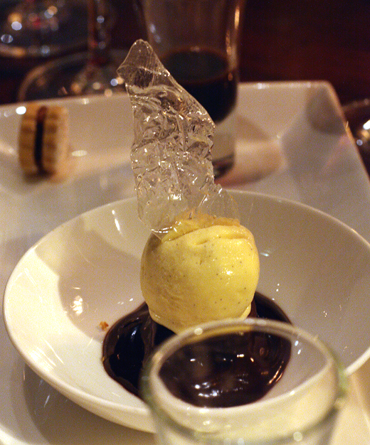 At La Mar Cebicheria in San Francisco, even dessert comes with a little pisco.