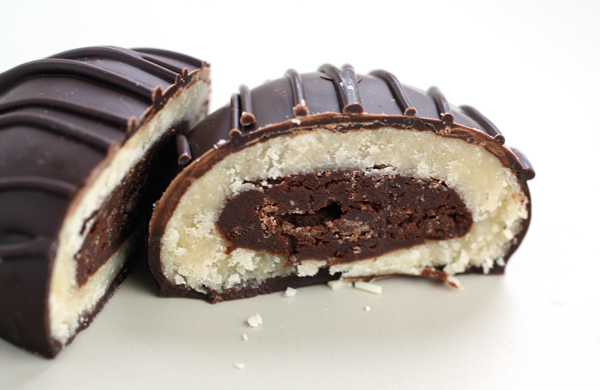 A Dark Chocolate Lovie that's both candy- and cookie-like.