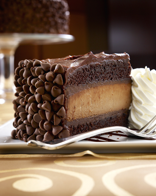 Holy moly -- the new Hershey's Chocolate Cheesecake at the Cheesecake Factory. (Photo courtesy of the restaurant)