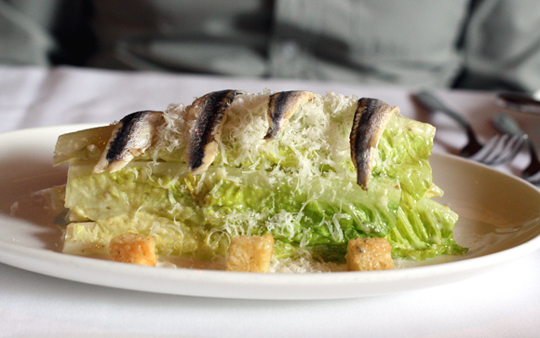 One of the best renditions of Caesar salad around. (Photo by Carolyn Jung)