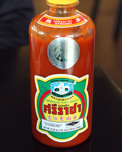 Sriracha from Thailand.