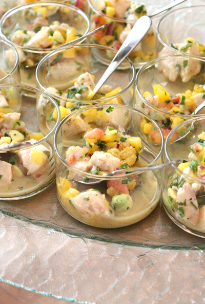 Ceviche in the Yankee Pier-style, one of the restaurants founded by Ogden's Lark Creek Restaurant Group.