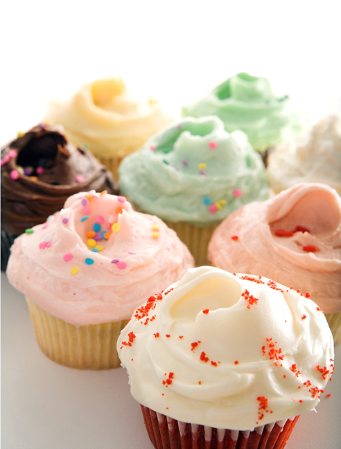 Get ready for cupcakes galore at SusieCakes in Menlo Park. (Photo courtesy of the bakery)