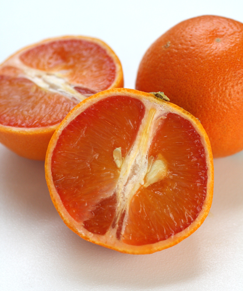 An orange that tastes like a mango. An orange that tastes like a mango.