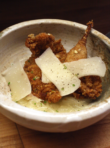 The namesake dish of irresistible fried quail.