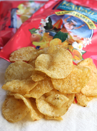 Potato chips with a hit of heat.
