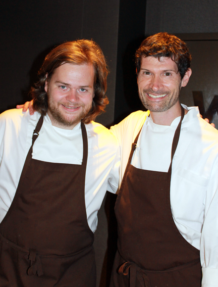 Swedish sensation Magnus Nilsson cooks with Daniel Patterson of Coi.