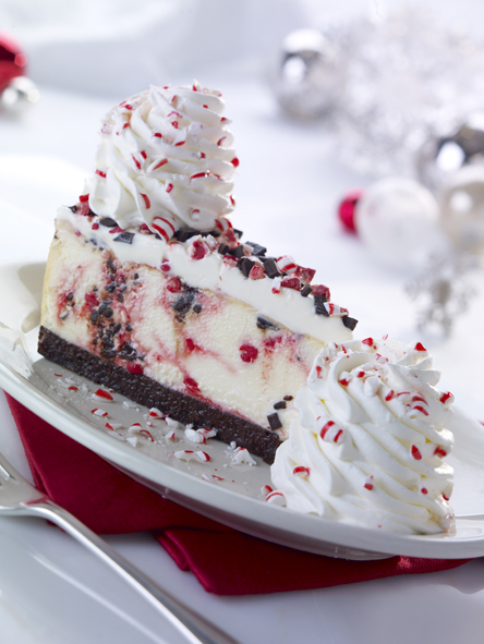 Peppermint Bark Cheesecake from the Cheesecake Factory. Oh my! (Photo courtesy of the Cheesecake Factory)