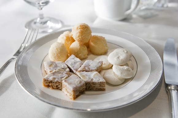 Three types of holiday bredele are offered at Vitrine at the St. Regis in San Francisco. (Photo courtesy of the restaurant)