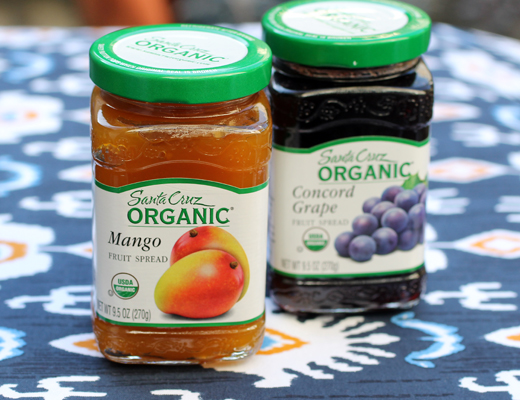 The newest flavors of Santa Cruz Organic Fruit Spreads. The newest flavors of Santa Cruz Organic Fruit Spreads.