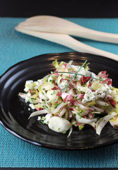 Endive salad with creamy Maytag blue cheese.