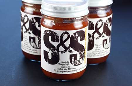 S&S Brand sauces to spice up any barbecue. (Photo by Carolyn Jung)
