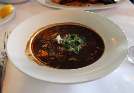 The gumbo with the extraordinary roux.