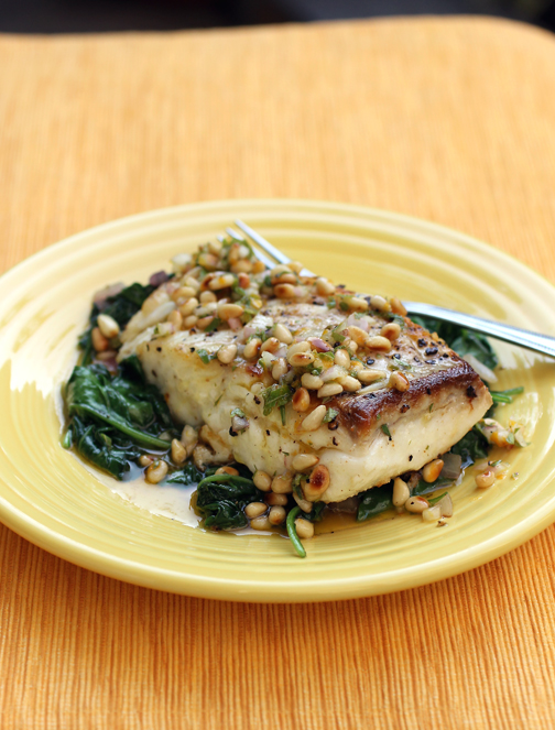 A halibut dish guaranteed to make an impression.