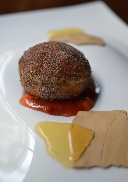 Black cardamom beignet from the Fifth Floor. (Photo courtesy of the restaurant.)
