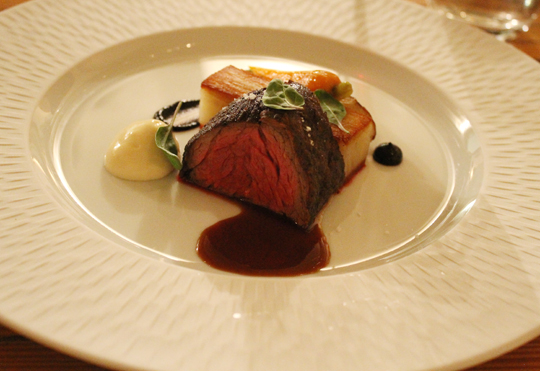 The spectacular beef dish.