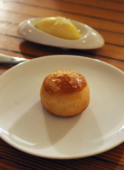 Enotria's house-made butter and bread.